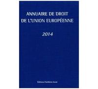 Annuaire De Droit De L'union Européenne