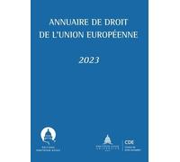 Annuaire De Droit De L'union Européenne