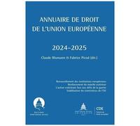 Annuaire De Droit De L'union Européenne