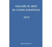 Annuaire de droit de l'Union européenne 2019 - Fabrice Picod - Panthéon-Assas - broché - Etude