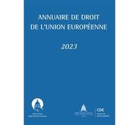 Annuaire De Droit De L'union Européenne