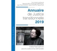 Annuaire de Justice transitionnelle - 2019 - Collectif - Fondation Varenne - broché - Etude