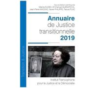 Annuaire De Justice Transitionnelle - Edition 2019