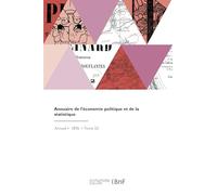 Annuaire de l'économie politique et de la statistique