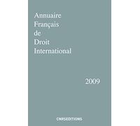 Annuaire Français de droit international 2009