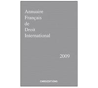 Annuaire Français De Droit International - Tome 55 - Edition 2009