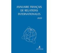 Annuaire français de relations internationales 2020 - Centre Thucydide - Panthéon-Assas - broché - Etude