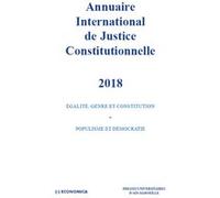 Annuaire international de justice constitutionnelle 2018- vol xxxiv PRESSES UNIVERSITAIR (Auteur)