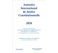 Annuaire international de justice constitutionnelle - vol xxxvi - annee 2020