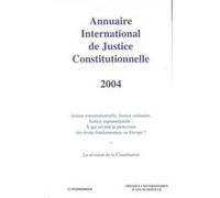 Annuaire international de justice constitutionnelle , volume xx PRESSES UNIV AIX MAR (Auteur)