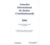 Annuaire international de justice constitutionnelle , volume xxii PRESSES UNIV AIX MAR (Auteur)