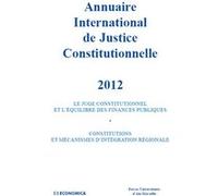 Annuaire international de justice constitutionnelle , volume xxviii PRESSES UNIV AIX MAR (Auteur)