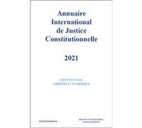Annuaire internationnal de justice constitutionnelle 2021 Presses Universitaires Aix-Marseille (Auteur)