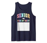 Annuaire « Last First Day Class of 2026 » avec Inscription « Senior Sign My Shirt » Débardeur