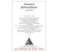 Annuaire philosophique (1988-1989)