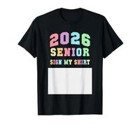 Annuaire Vintage de la 2026 Senior 12 Ans Plus Tard Sign My T-Shirt