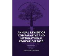Annual Review Of Comparative And International Education 2020