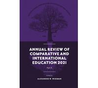 Annual Review Of Comparative And International Education 2021