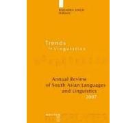 Annual Review Of South Asian Languages And Linguistics
