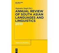 Annual Review Of South Asian Languages And Linguistics