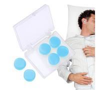 Annulation Du Bruit Plugs D'oreille - Bouchons En Silicone Réutilisables - Protection Du Sommeil Pour Les Adultes | Bloquants De Son Confortables Pour Les Voyages De Travail Et La Natation | Ensemble