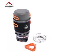 Annulation du système de cuisson de camping avec exdésinfection à la chaleur, Eva à gaz extérieur, réchaud, ensemble de casseroles touristiques, ustensiles de cuisine, tasse, britware, tourisme, pot s