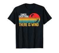 Annuler Tout ce qu'il y a du Vent Retro Kitesurfer Ocean T-Shirt