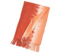 ANNUP Echarpe Femme Écharpe Dégradé pour Les Femmes Châle Chaude Automne Et Hiver, Enveloppe Élégante, Cadeau Parfait-Rouge Orange-200 * 65 Cm