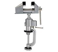 Annurssy Etau de Table Etau d'Etabli 360 Degrés en Alliage d’Alluminium Mini-étau Réglable avec Pince Pour Banc de Travail