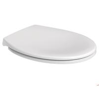 ANNWA Abattant WC Forme O, YEAUPE PRO Abattant WC avec Frein de Chute, Lunette WC avec Fermeture en Douceur