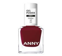 ANNY Gel Power Nail Polish - Vernis à ongles gel de couleur sans lampe UV, brillance et tenue jusqu'à 12 jours, résistant aux éclats et aux rayures - Rouge bordeaux profond - 8 ml