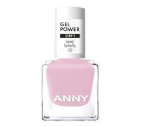 ANNY Gel Power Nail Polish - Vernis à ongles gel de couleur, sans lampe UV, brillance et tenue jusqu'à 12 jours, résistant aux éclats et aux rayures - Sweet Butterfly - Rose pâle sucre - 8 ml