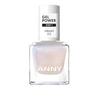 ANNY Gel Power Nail Polish - Vernis à ongles gel de couleur sans lampe UV, brillance et tenue jusqu'à 12 jours, résistant aux éclats et aux rayures - Blanc nacré chatoyant - 8 ml