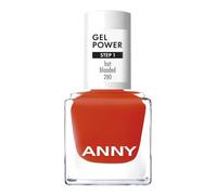 ANNY Gel Power Nail Polish - Vernis à ongles gel de couleur sans lampe UV, brillance et tenue jusqu'à 12 jours, résistant aux éclats et aux rayures - Hot Blooded - Rouge feu vif - 8 ml