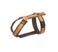 Anny·x Fun Harnais réglable pour chien, couleur marron/ambre, différentes tailles (marron-ambre, taille XXS long)