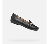 Geox Femme D Annytah MOC B Moccasin, Noir, 39.5 EU