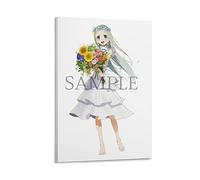Ano Hi Mita Hana No Namae O Bokutachi Wa Mada Shiranai. Anohana The Flower We Saw That Day Poster d'anime Impression Art Peinture murale Toile Décoration moderne Chambre 20 x 30 cm