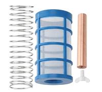 Anode de cuivre de rechange, nettoyeur d'eau flottante Anode en cuivre - Comprend un écran de panier et des vis, pièces de rechange pour zones de natation