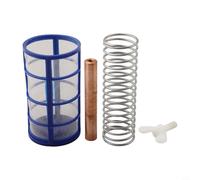 Anode en cuivre de rechange pour ioniseur solaire de piscine, 105 x 18 mm, kit d'accessoires pour purificateur de piscine en cuivre + ABS (tige, ressort, filtre, bouton) - Compatible
