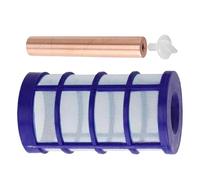 Anode en cuivre pour ioniseur solaire pour piscine, tige purificatrice minérale 10 x 6,7 x 6,7 cm, kit de remplacement avec écran pour panier, traitement de l'eau avec chlore, outil de nettoyage