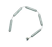Anode en magnésium à filetage en chaîne 1"1/4 Ø 21 130 mm