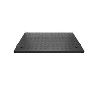 Anodized Aluminum Optical Flat Plate with M6 Tapped Mounting Holes Experimental Breadboard for Home Improvement and Woodworking(350x500x13mm)