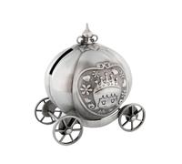 Anomidry Tirelire Enfant Garcon Pot d'épargne de Voiture de Citrouille de Cendrillon en métal de Dessin animé créatif, Ornements d'artisanat boîte de dépôt de Style européen, Cadeau d'anniversaire de