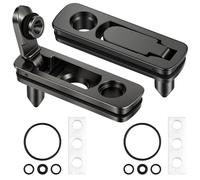 ANOMM 2pcs Accessoires pour Briquet Zippo, Joint de Réservoir Intérieur avec Tampon en Feutre de Coton Économe en Carburant, Accessoires Anti-Évaporation et Anti-Fuite de Carburant (Noir)