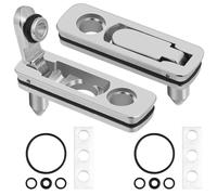 ANOMM 2pcs Accessoires pour Briquet Zippo, Joint de Réservoir Intérieur avec Tampon en Feutre de Coton Économe en Carburant, Accessoires Anti-Évaporation et Anti-Fuite de Carburant (Argent)
