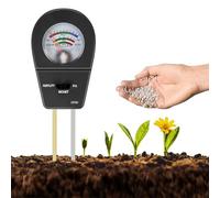 ANOMM Testeur de Sol 3 en 1, Testeur D'humidité/Fertilité/PH du Sol | Humidimètre de Sol, pour Pot de Fleurs, Jardin, Pelouses, Ferme, Agriculture (pas Besoin de Piles)