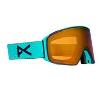Anon M4s Cylindrical+bonus Lens+mfi® Face Mask Ski Goggles Bleu Perceive Sunny Bronze/CAT3+Perceive Cloudy Burst/CAT1