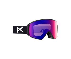 Anon - Masque de ski - M4S Cylindrical Black/Perceive Sun Red en Silicone - Noir Noir