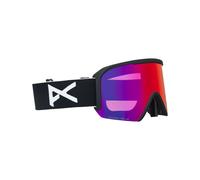 Anon - Masque de ski/snowboard - Nesa S Black Perceive Sun Red en Silicone - Noir Noir