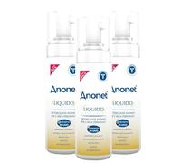 Anonet Nettoyant Intime Délicat 5 Bienfaits pour la zone périanale : soulagement immédiat, apaisant et hydratant, protecteur, sans danger pendant la grossesse (3 flacons de 150 ml)